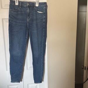 American Eagle Outfitters Dark Blue Skinny Jeans